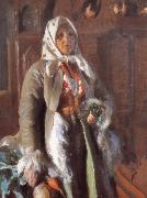Anders Zorn Mona oil painting